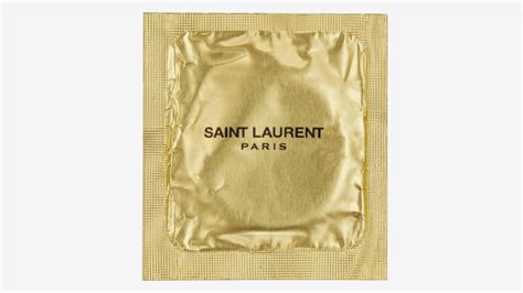 ysl condones|Saint Laurent Is Now Selling Luxury Condoms .